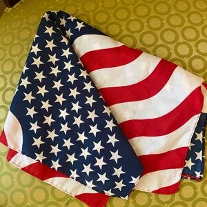 American flag theme scarf